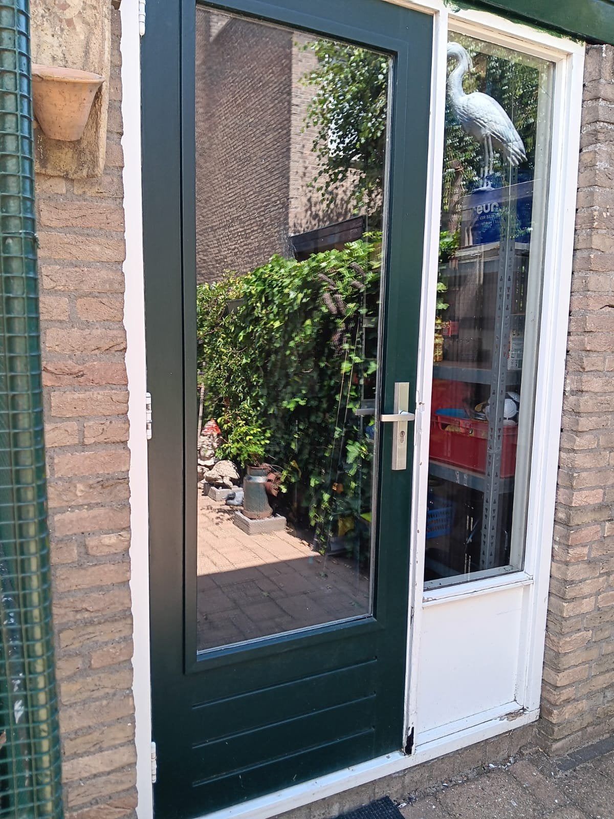 Hardhouten deur, teab, Ophalen, Buitendeur, 200 tot 215 cm