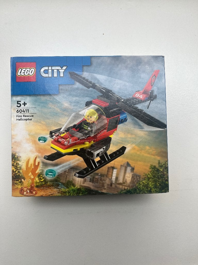 LEGO City Brandweerhelikopter - 60411, City, Nieuw, Ophalen of Verzenden, Complete set