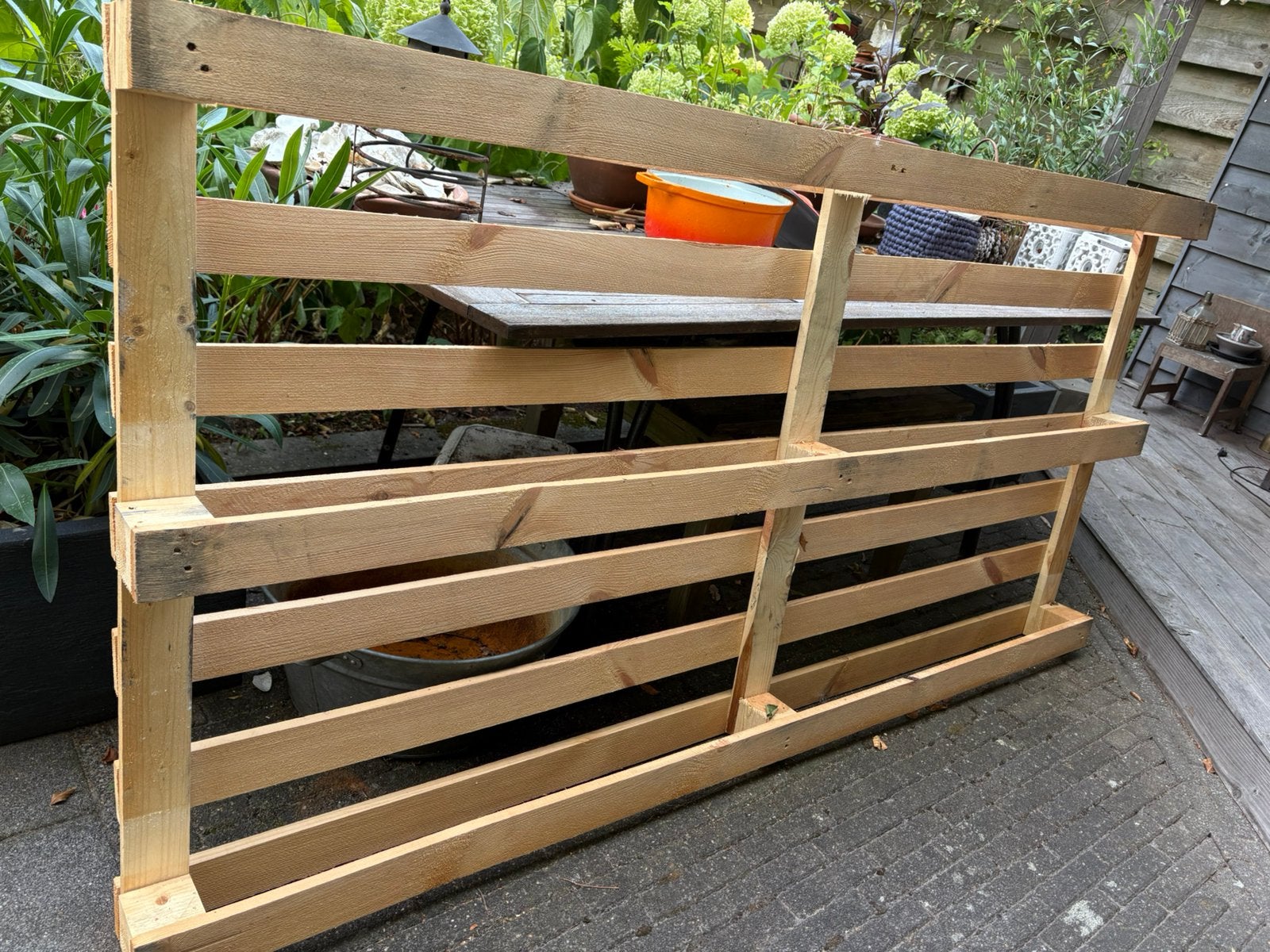 Pallet gratis op te halen, Doe-het-zelf en Verbouw, Hout en Planken, Ophalen, Minder dan 25 mm, Zo goed als nieuw, 200 tot 250 cm