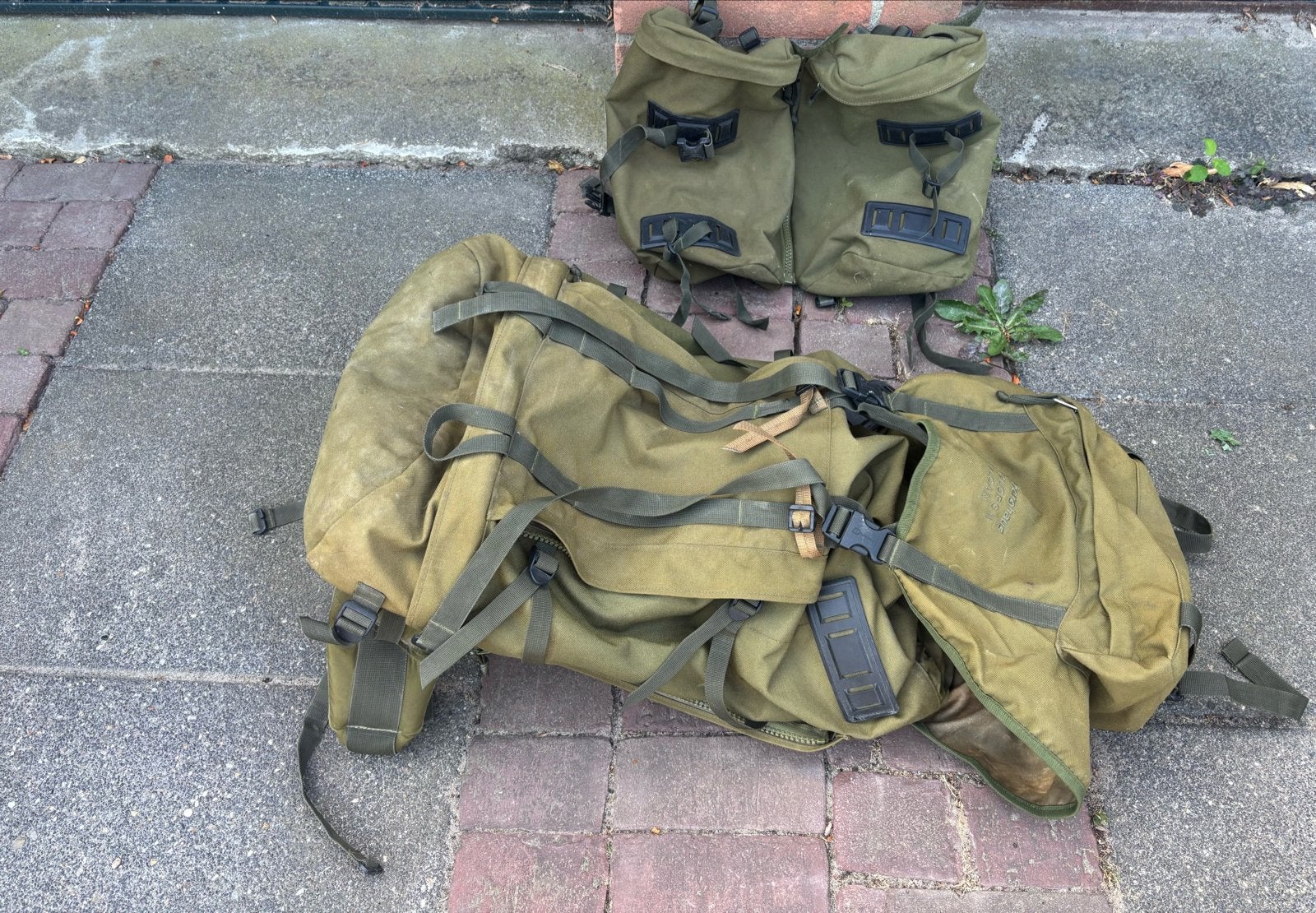 Grote rugzak met afritsbare zijvakken /Berghaus/Daypack, 40 cm of meer, Gebruikt, Trekking, 60 cm of meer