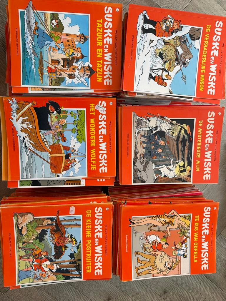 Grote collectie Suske en Wiske stripboeken (ca. 200 stuks), Meerdere stripboeken, Ophalen, Gelezen