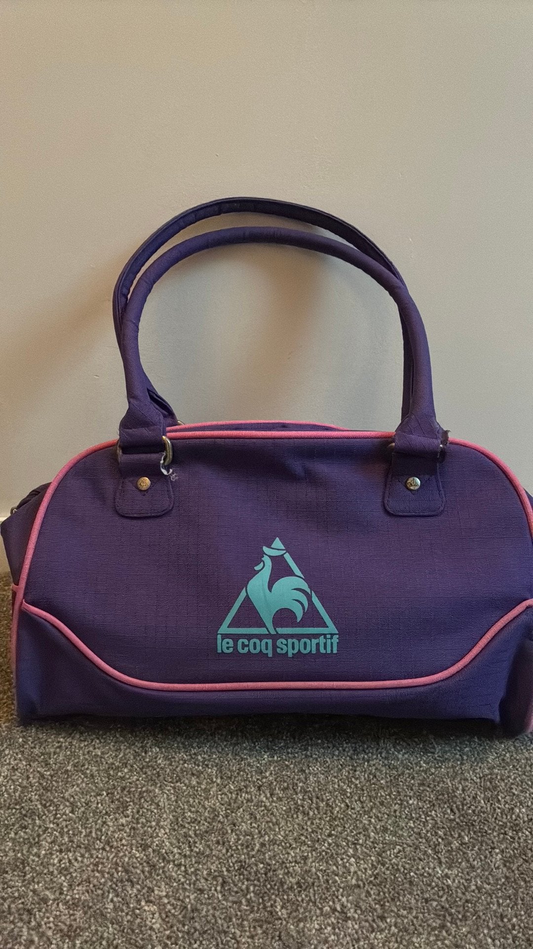 Le Coq Sportif Tas - Paars met Roze accenten, Ophalen of Verzenden, Gebruikt, Dames