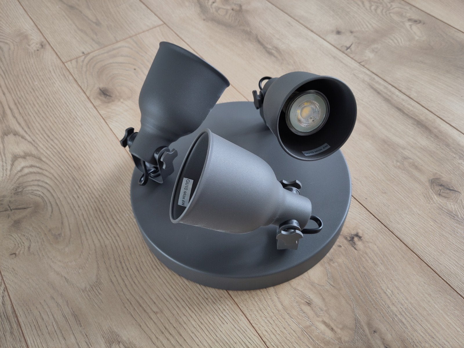 IKEA Hektar plafondlamp, Ophalen, Zo goed als nieuw, Metaal, IKEA