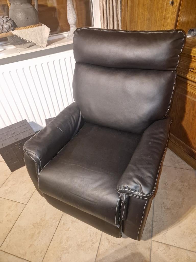 Fauteuil met poef, Ophalen, 50 tot 75 cm