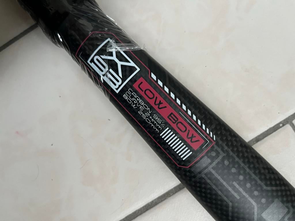 HOCKEYSTICK 95% CARBON LOW BOW 250MM, Ophalen of Verzenden, Nieuw, Stick