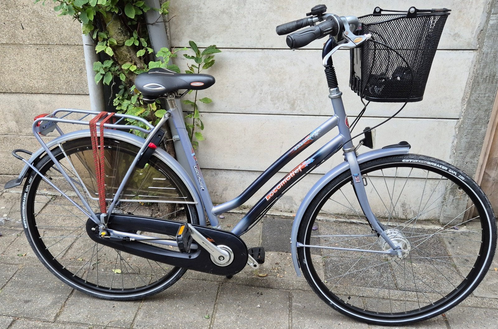 te koop locomotief damesfiets in nette staat, Fietsen en Brommers, Gebruikt, Versnellingen, 56 cm of meer, Trommelrem