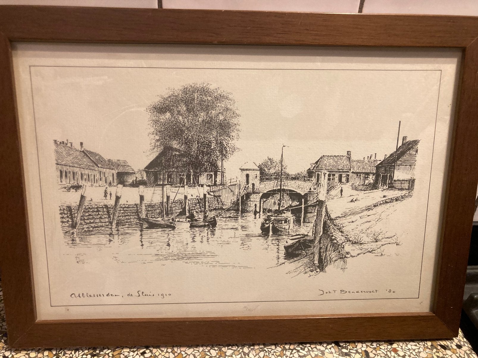 Mooie plaat Al lasswrsam de sluis, Ophalen of Verzenden