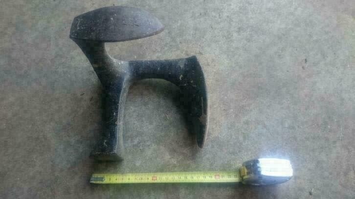 antieke massief metalen schoenleest, Antiek en Kunst, Ophalen