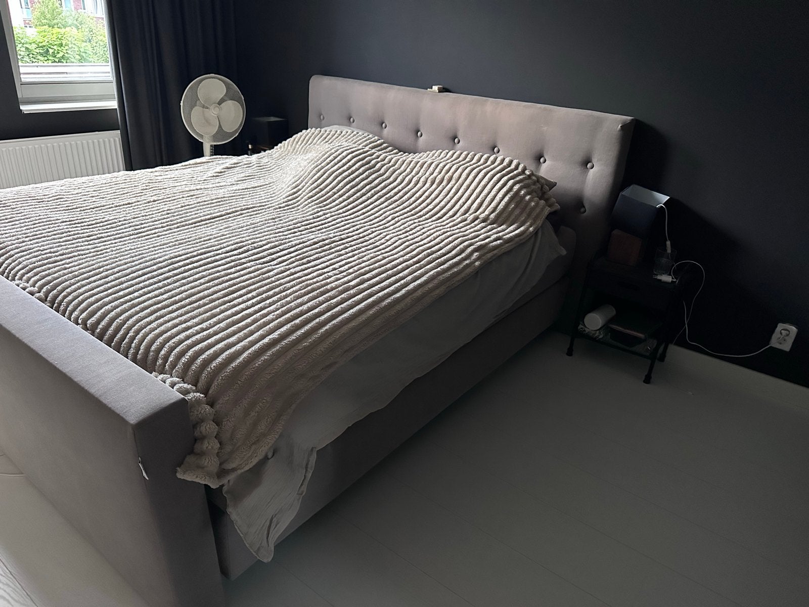 Goossens Boxspring 180x210cm - Comfortabel en Ruim, Gebruikt, 210 cm, Tweepersoons, Ophalen of Verzenden