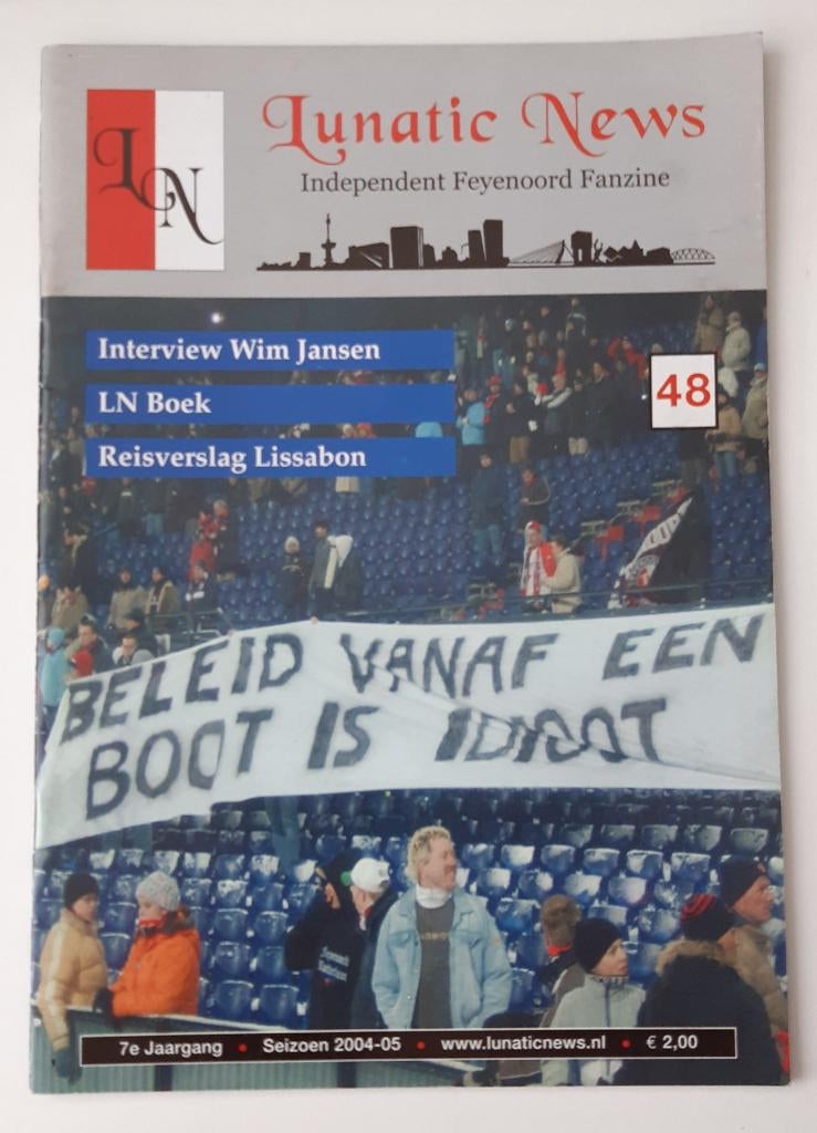 Feyenoord - Lunatic News nr. 48, Maat XS of kleiner, Ophalen of Verzenden, Zo goed als nieuw, Overige typen