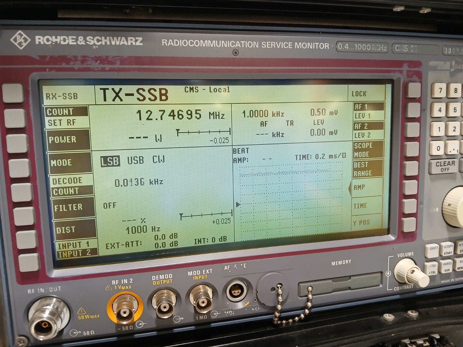 Rohde & Schwarz CMS 56 Radiocommunication Service Monitor, Ophalen of Verzenden