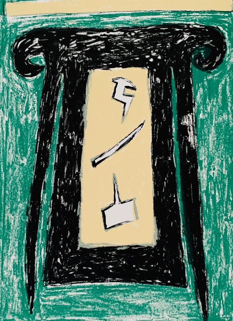 Lithografie Petra Dolleman - Tombe  ZOMEROPRUIMING, Gesigneerd, Ophalen of Verzenden, Zeefdruk