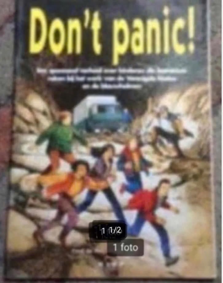 Don’t panic! door Fred de Heij en Martin Leijen, Eén stripboek, Ophalen of Verzenden, Zo goed als nieuw