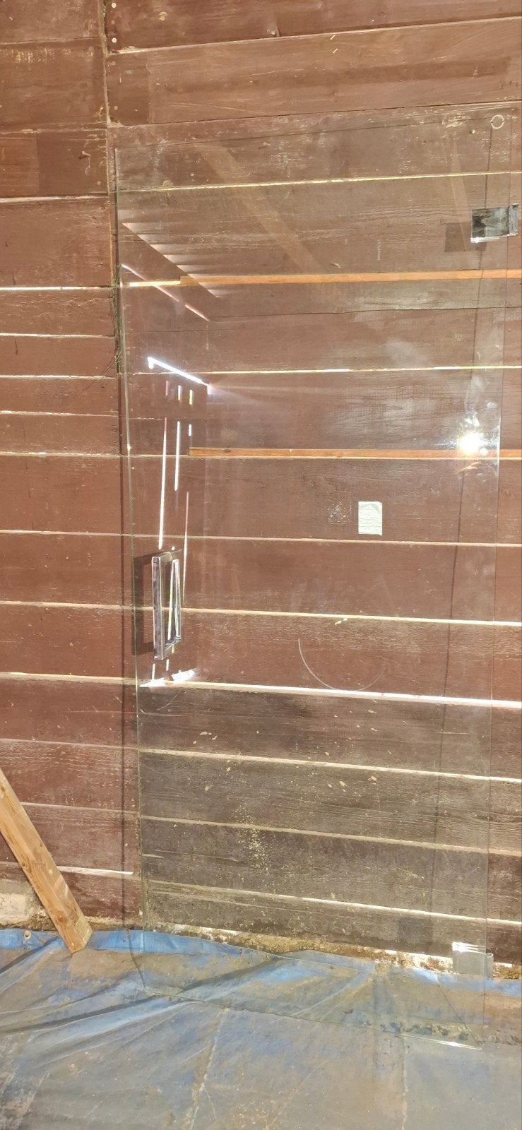 GRATIS glazen douchdeur igst., Ophalen, Toilet