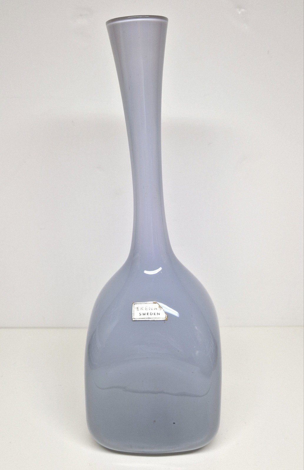 Scandinavian design grijze vaas Ekenäs, Zweden 1960, Antiek en Kunst, Antiek | Glas en Kristal, Ophalen