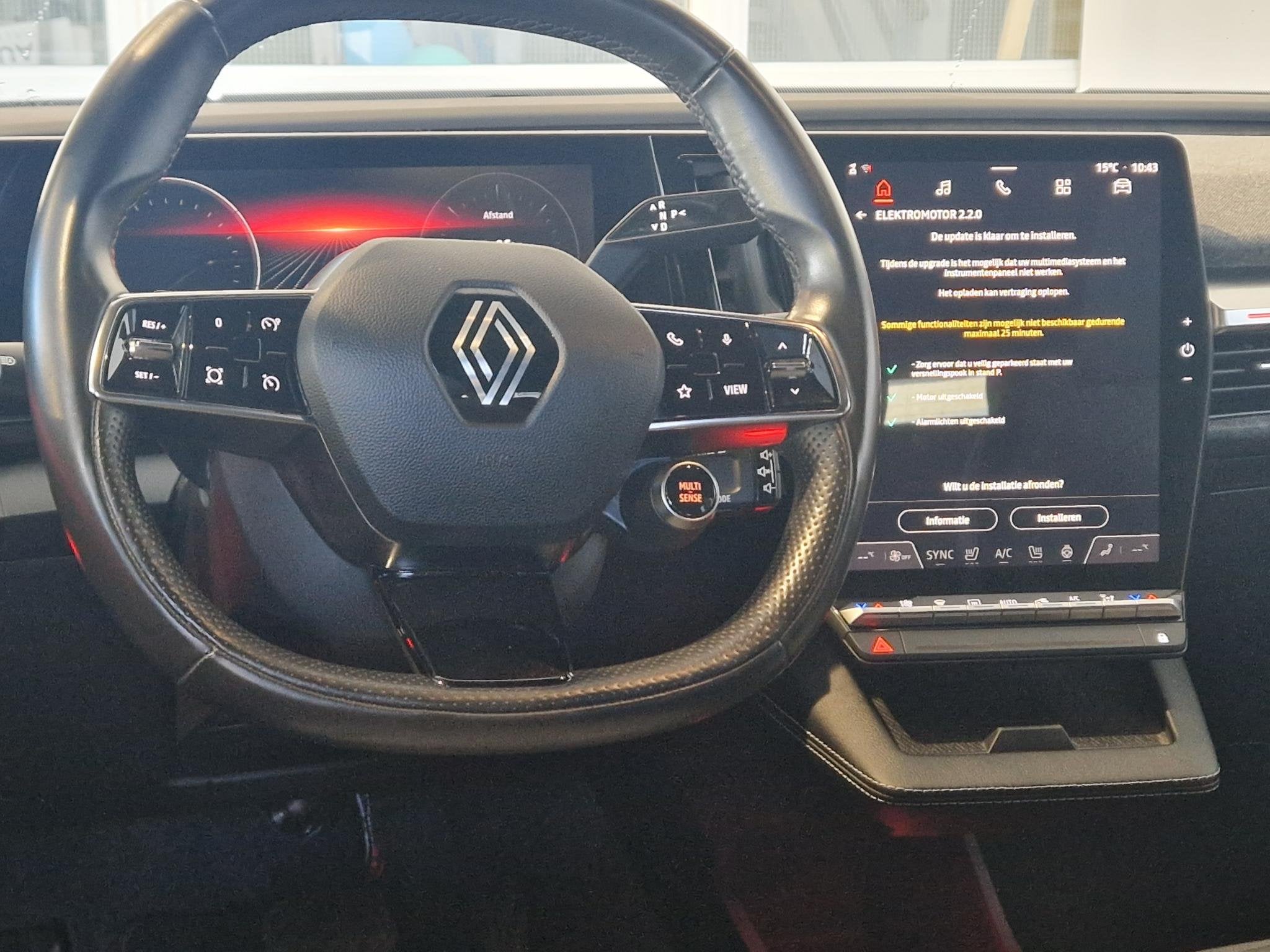 Renault Megane E-Tech EV60 Optimum Charge Techno | 360 CAMER, Met garantie (alle), Leder en Stof, Wit, 218 pk