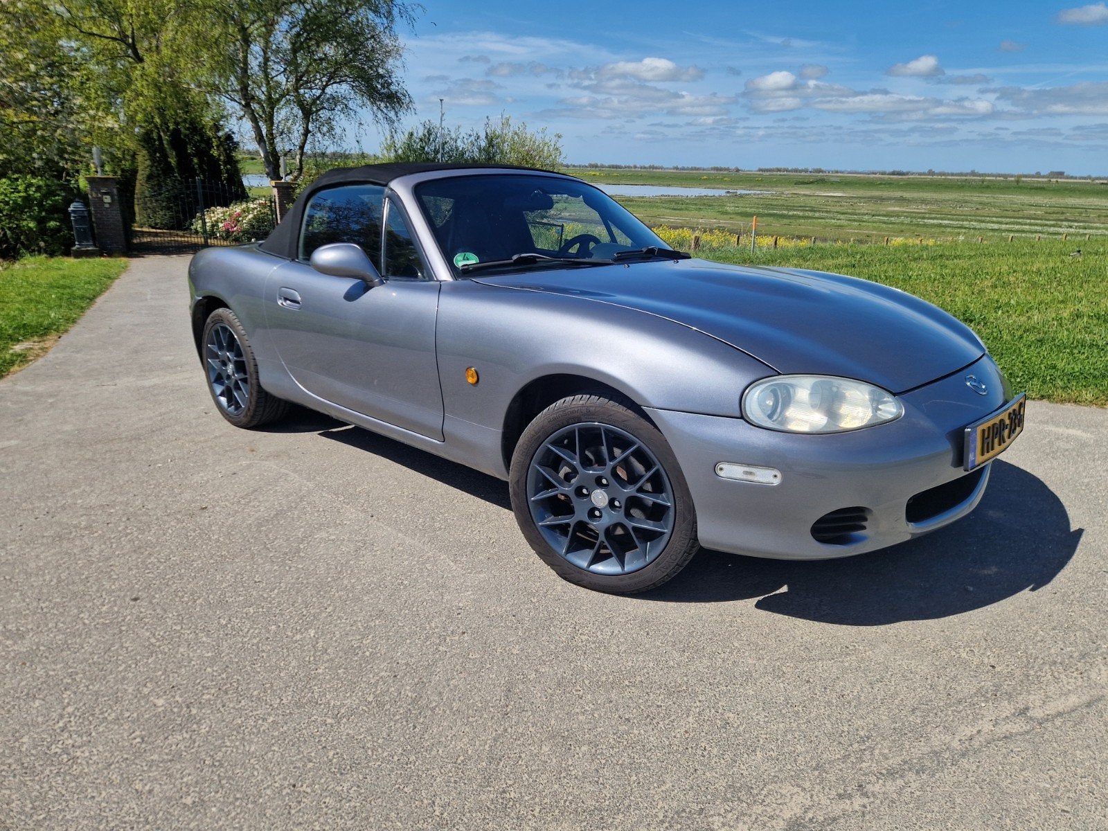 Mazda MX-5 1.6 I 2005 Grijs, Auto's, Mazda, Particulier, MX-5, Benzine, Cabriolet, Handgeschakeld, Geïmporteerd, Zilver of Grijs