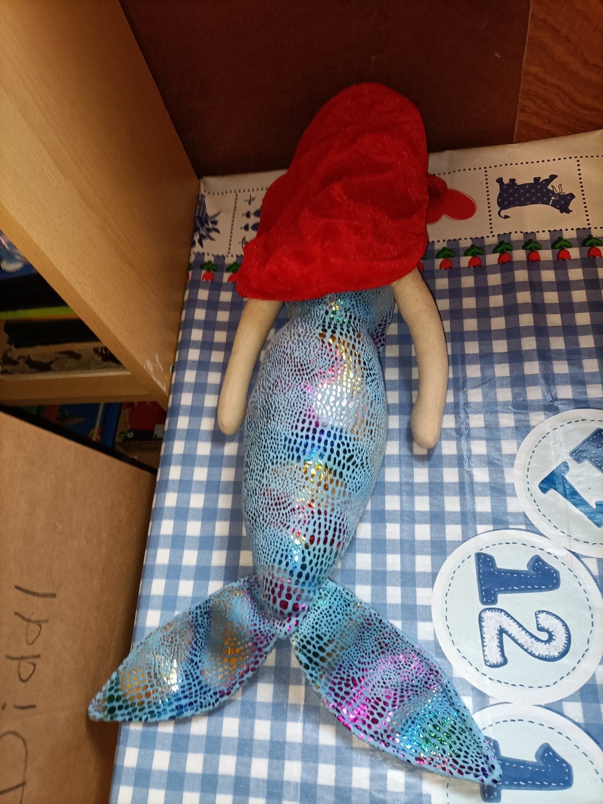 De kleine Zeemeermin knuffel Ariel 55 cm groot, Ophalen of Verzenden, Zo goed als nieuw, Overige typen