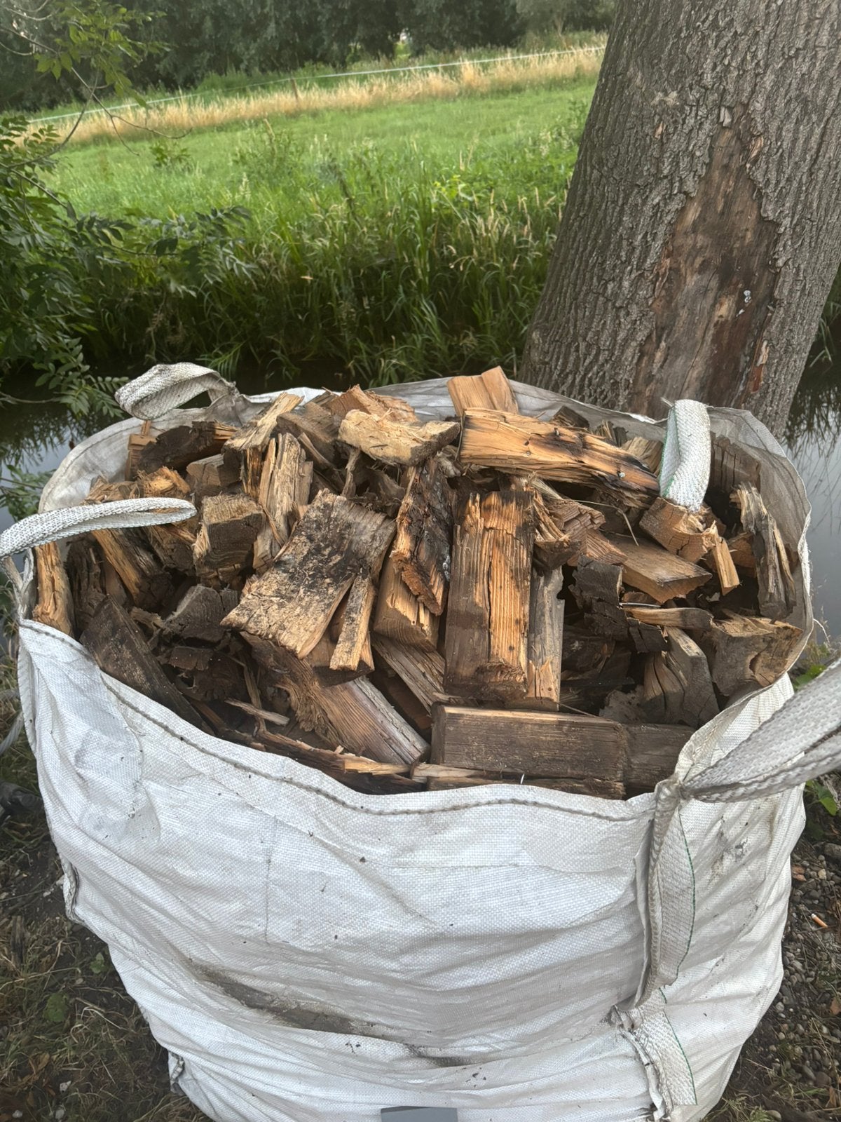 GOED GEVULDE BIGBAGS HAARDHOUT, Tuin en Terras, Haardhout, Minder dan 3 m³, Ophalen
