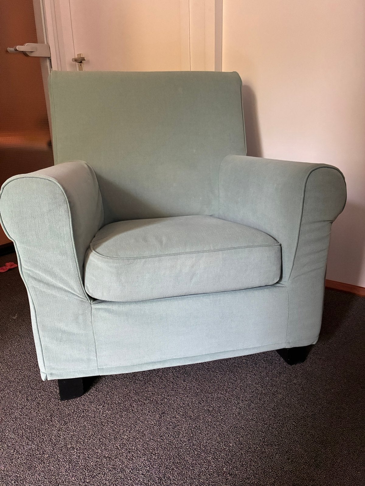 Ikea Gronlid fauteuil met voetenbank, Ophalen, Gebruikt, 75 tot 100 cm, 75 tot 100 cm