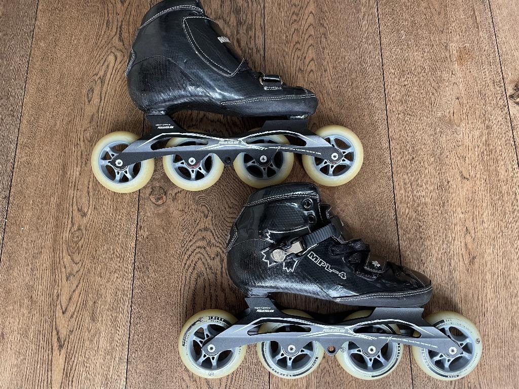 Skeelers MPL-4 / Powerslide Maat 41, Kinderen, Ophalen of Verzenden, Zo goed als nieuw, Inline skates 4 wielen