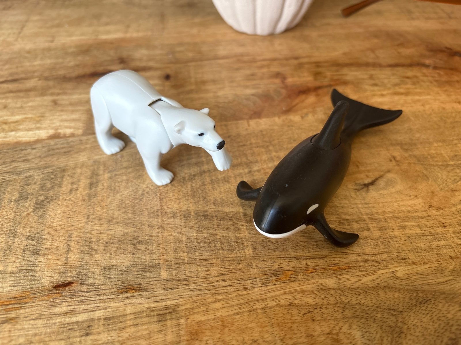Playmobil ijsbeer en orka speelgoedfiguren, Ophalen of Verzenden, Gebruikt