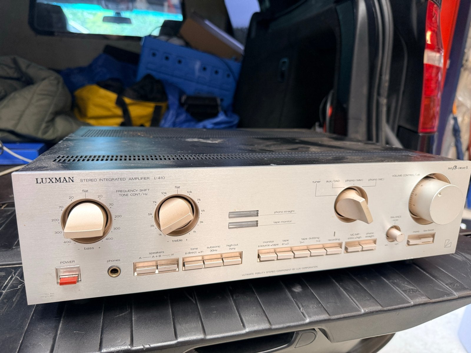 Luxman L-410 Stereo Geïntegreerde Versterker - Gereviseerd, Audio, Tv en Foto, Versterkers en Receivers, Gebruikt, 60 tot 120 watt