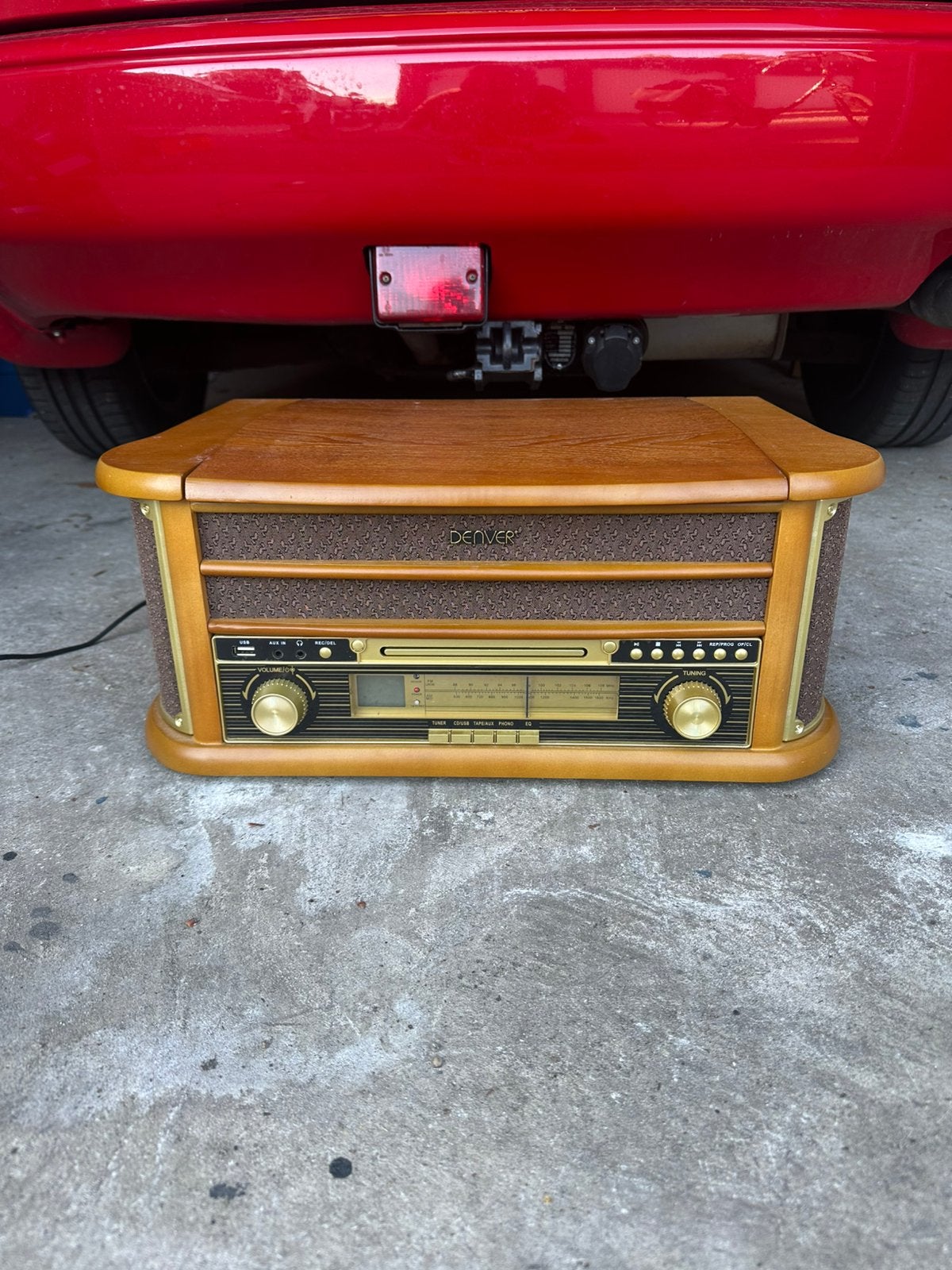 Denver retro platenspeler, Audio, Tv en Foto, Platenspelers, Ophalen, Zo goed als nieuw, Overige merken
