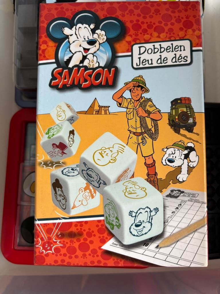 Dobbelspel spelen Samson, Ophalen, Zo goed als nieuw