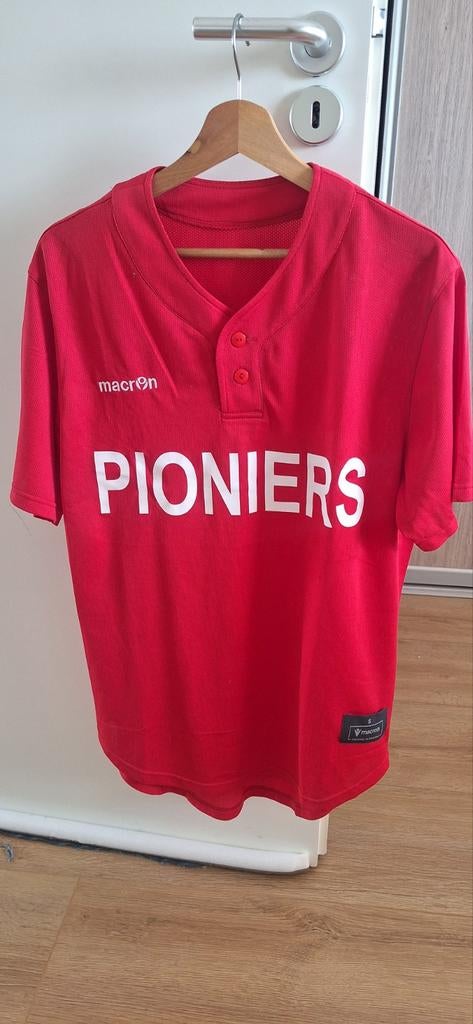 Softbal Shirt Pioniers Maat S, Sport en Fitness, Honkbal en Softbal, Ophalen of Verzenden, Zo goed als nieuw, Softbal, Kleding