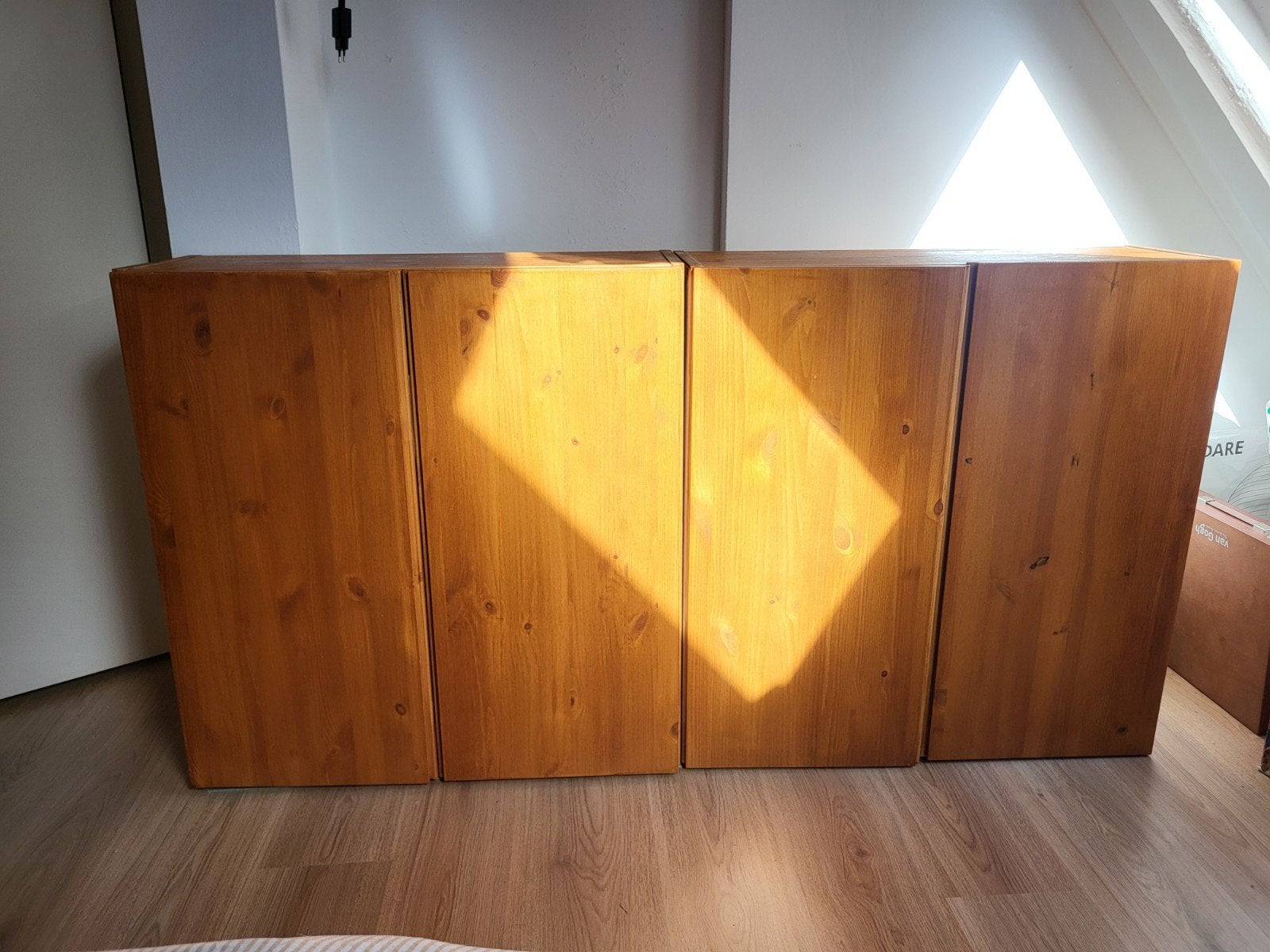 IKEA IVAR Bovenkast met deuren, grenen, 160x30x83 cm, Huis en Inrichting, Ophalen, 150 tot 200 cm, Modern, Grenenhout