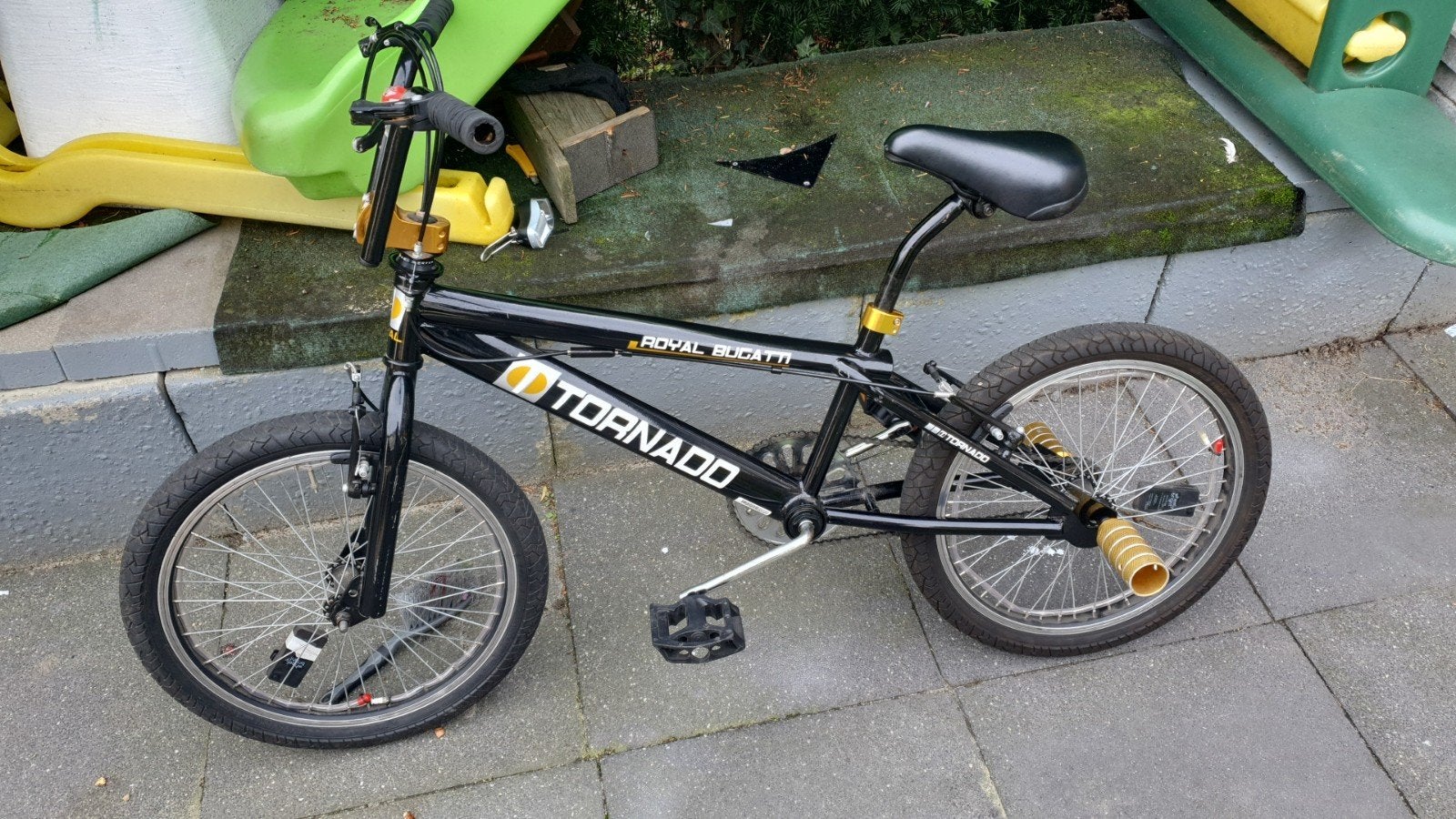 BMX Royal Buggati Tornado Crossfiets Stuntfiets Zwart 20”, Fietsen en Brommers, Ophalen, Staal