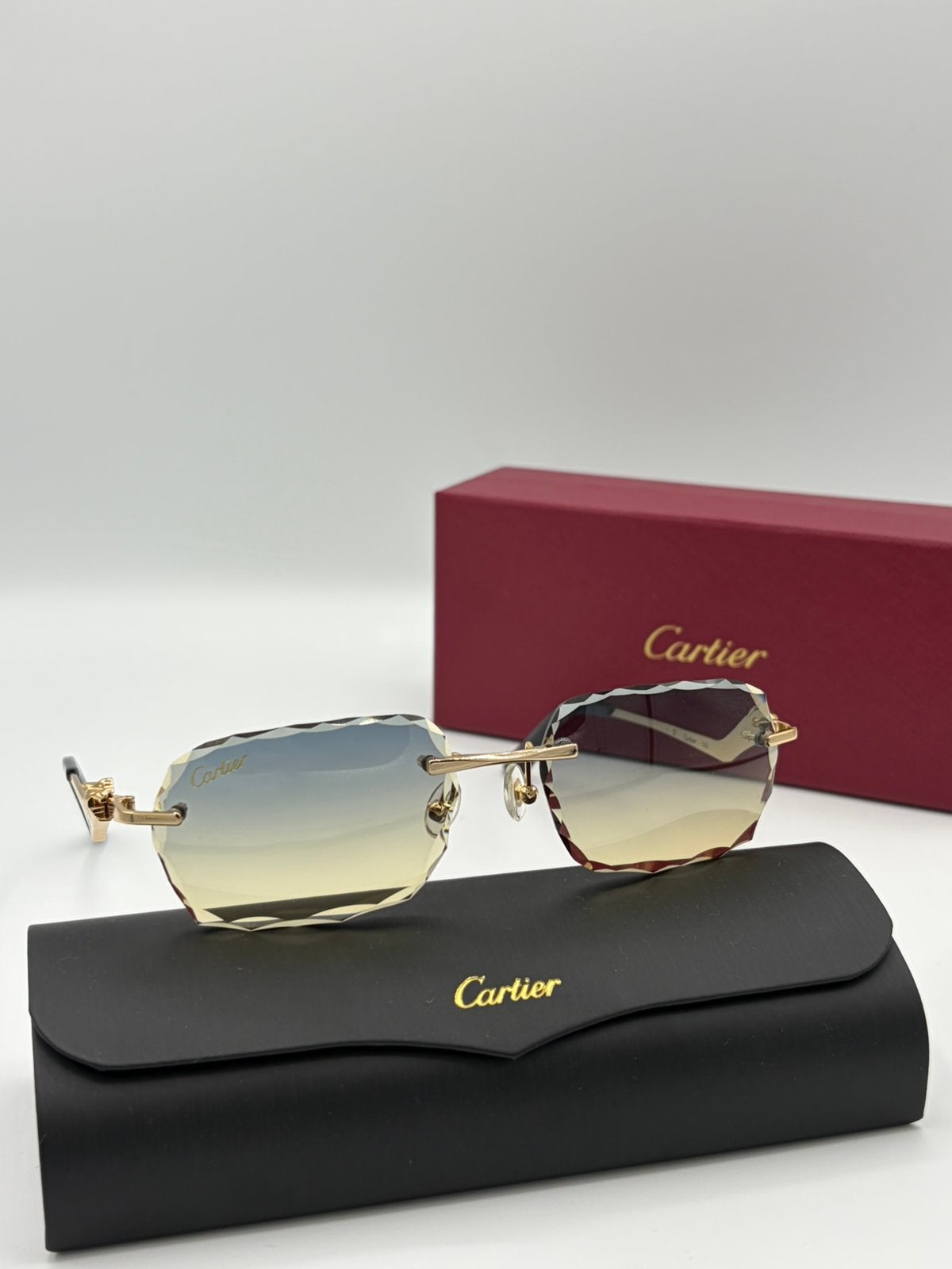 Cartier Panthera goud/blauw-geel, Sieraden, Tassen en Uiterlijk, Overige merken, Blauw, Nieuw, Ophalen of Verzenden