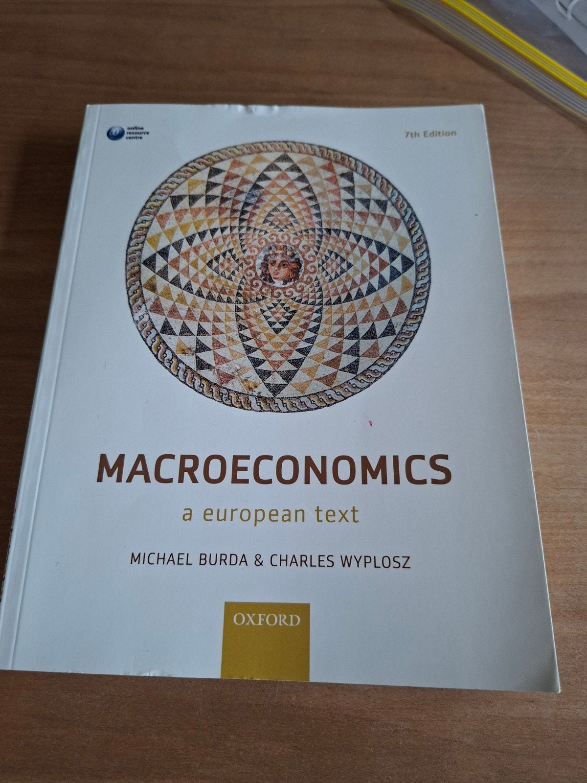 Macroeconomics ( a European Text ), Gelezen, Michael Burda, Charles Wyplosz, Ophalen of Verzenden, WO