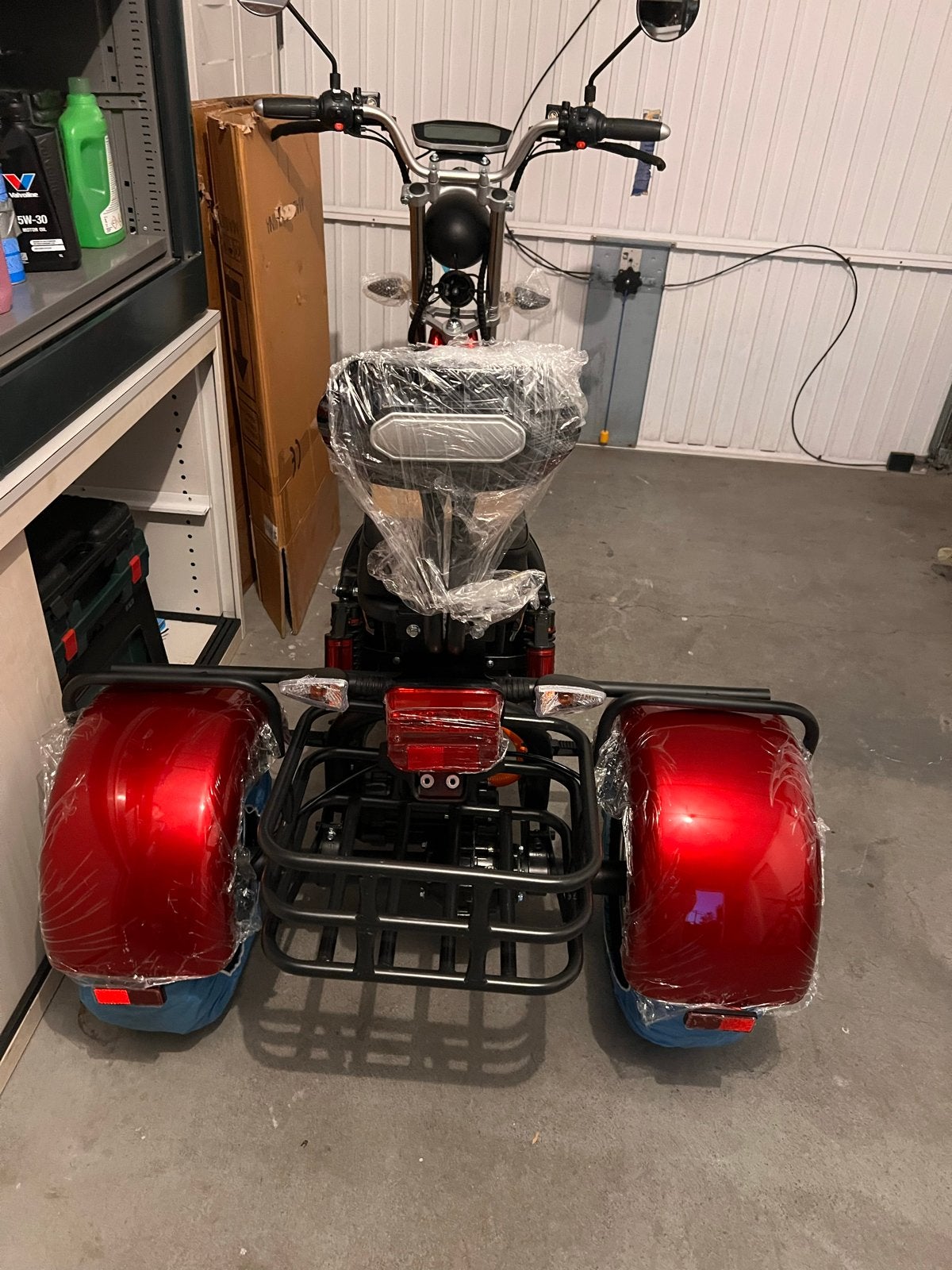 Nieuwe elektrische driewieler scooter met bagagedragers, Ophalen, Nieuw, Maximaal 45 km/u