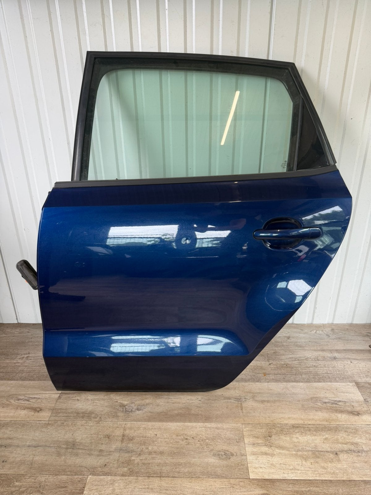 Volkswagen Polo 6R Linker Achterdeur Compleet LD5Q 4-Deurs, Ophalen, Gebruikt, Achter, Volkswagen
