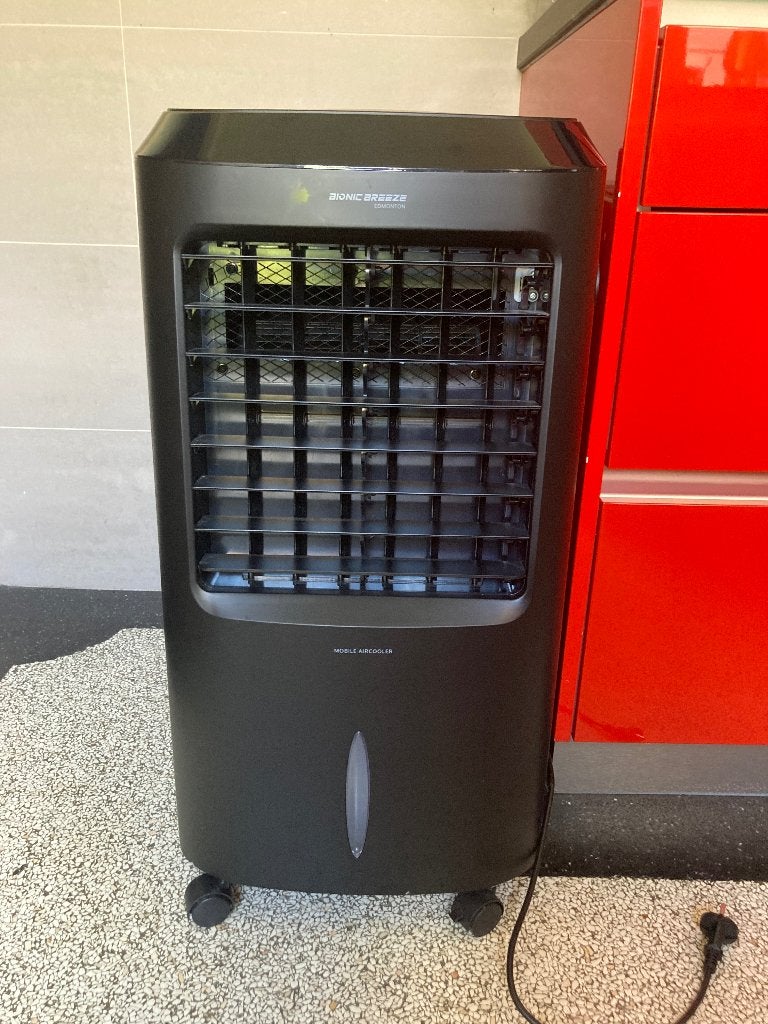 JAP Edmonton - 4in1 Aircooler met koelelementen - Zwart, Ophalen, Minder dan 60 m³, 3 snelheden of meer, Zo goed als nieuw