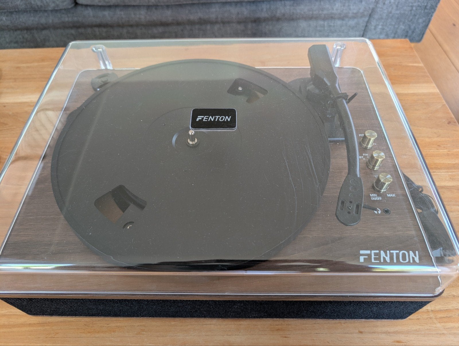 Fenton platenspeler - Gebruikt, Audio, Tv en Foto, Platenspelers, Overige merken, Gebruikt, Ophalen of Verzenden, USB-aansluiting