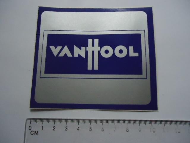 sticker oud VAN HOOL logo origineel bus touringcar autobus, Verzenden, Zo goed als nieuw, Bedrijf of Vereniging