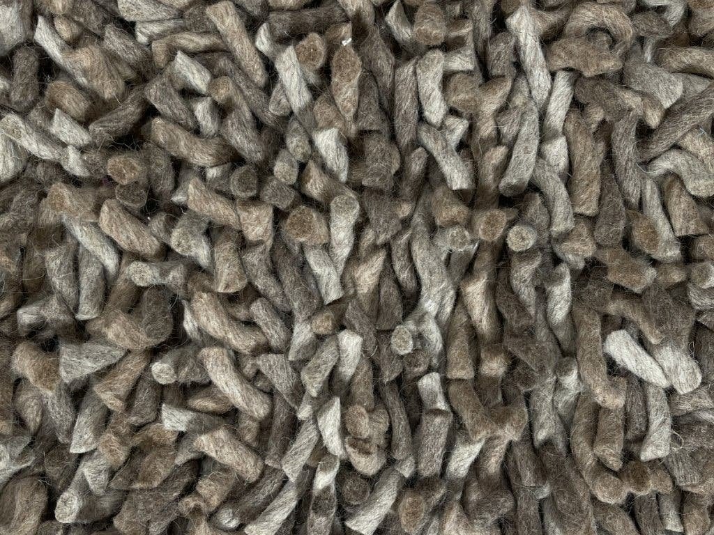 Dutch Carpets Rocky Bruin Mix - Wol, Ophalen, Bruin, Design, 150 tot 200 cm