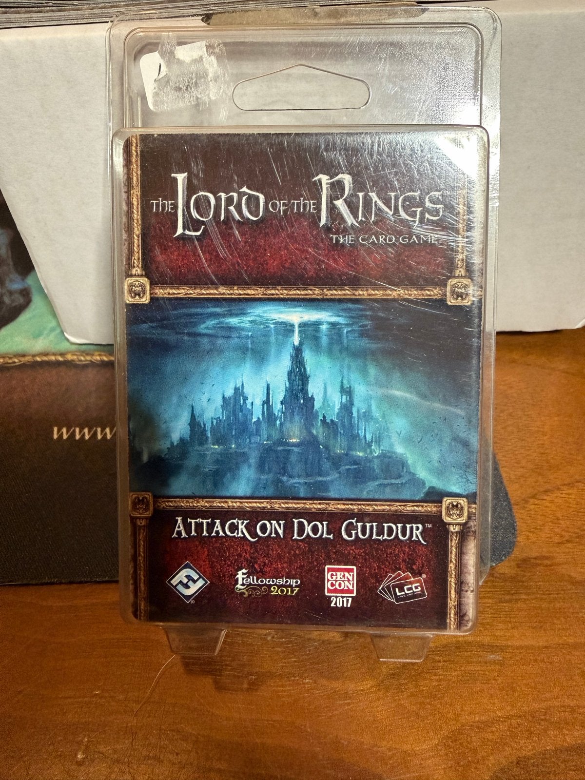 Lord of the Rings LCG: Attack on Dol Guldur (Gen Con 2017), Hobby en Vrije tijd, Ophalen of Verzenden, Zo goed als nieuw