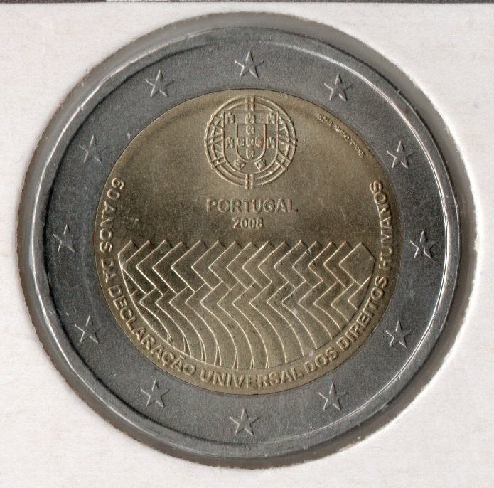 Portugal 2 Euro 2008, Verzenden, Portugal, 2 euro, Losse munt