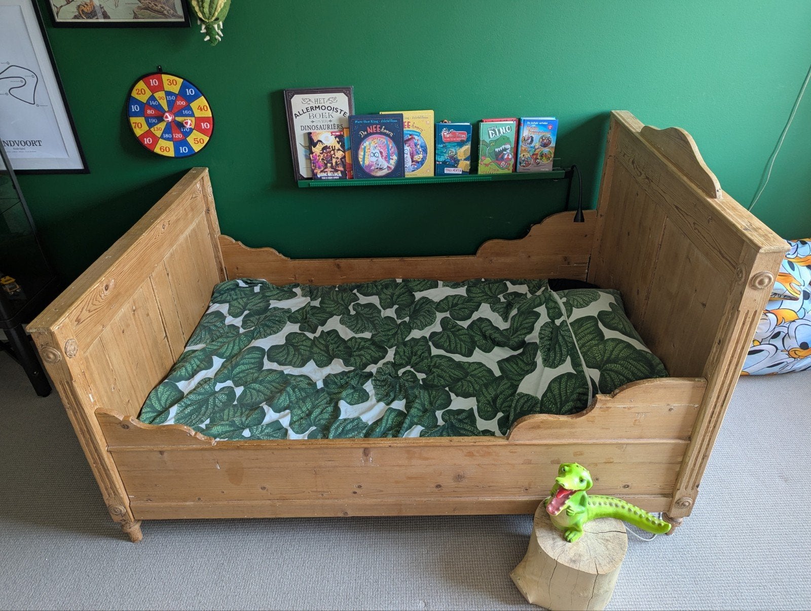 Antieke Twijfelaar Bed - Massief Hout, Ophalen