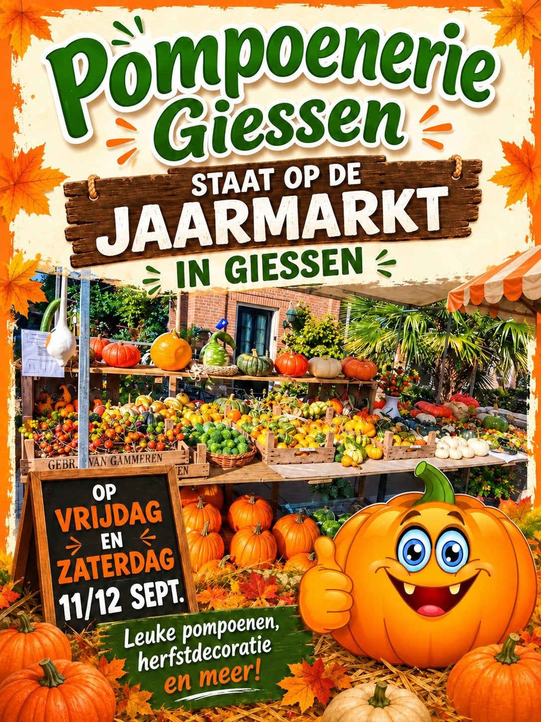 Mooie pompoenen en herfstdecoraties, Ophalen, Volle zon, Groenteplanten, Eenjarig