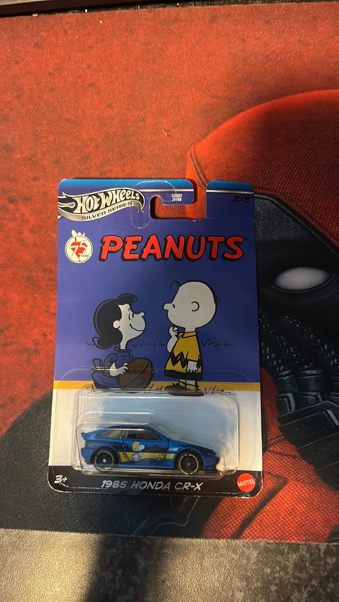 Hot Wheels Peanuts 1985 Honda CR-X Silver Series, Ophalen, Nieuw, Auto, Overige merken