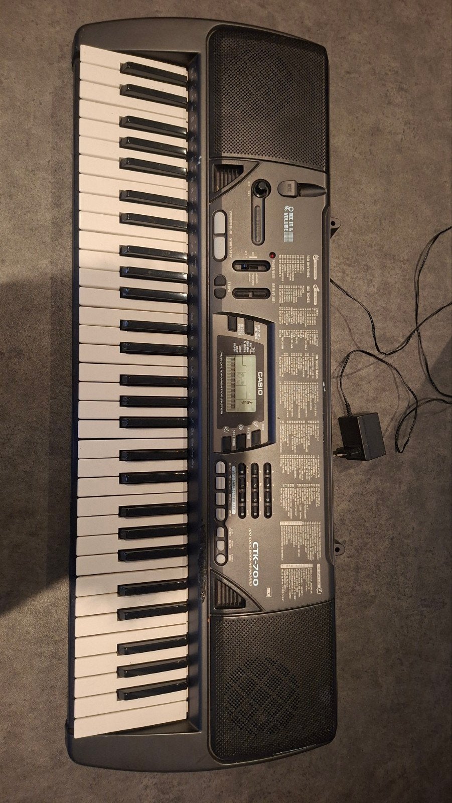 Casio CTK-700 Keyboard met 61 toetsen en MIDI, Ophalen, Casio, Midi-aansluiting, 61 toetsen
