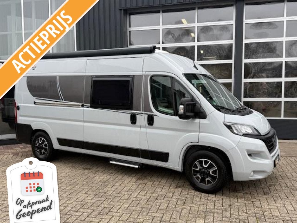 ACTIE! Schitterende buscamper Carado CV 601 4 pers.,bj 2023, Ringverwarming, Fiat, Bedrijf, Elektrische ramen