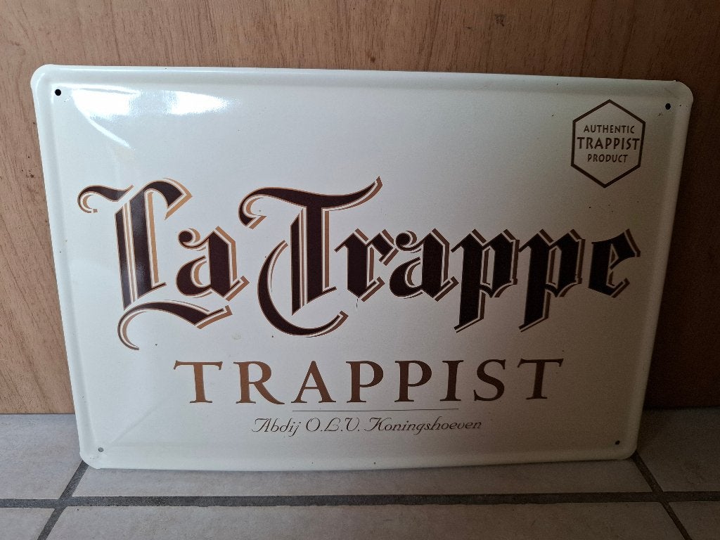 Reclamebord La Trappe bier, Ophalen of Verzenden, Nieuw, Reclamebord, Plaat of Schild, La Trappe
