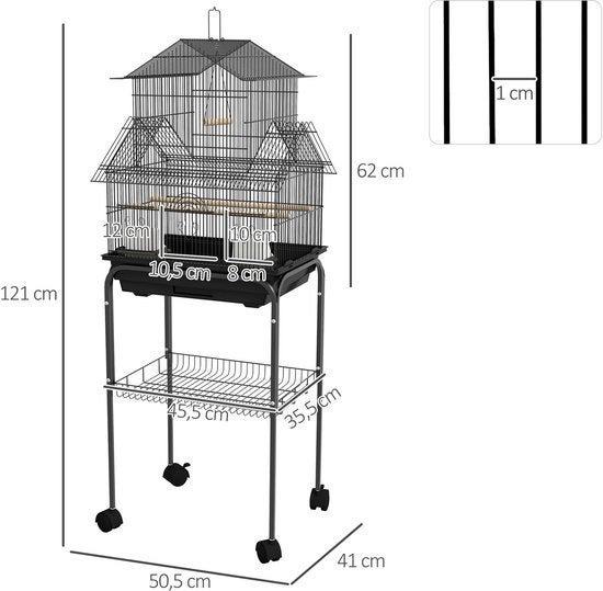 Vogelkooi – Vogelhuis – Parkietenkooi – Vogelkooi Binnen, Corvance B.V., Verzenden, Nieuw, Corvancebol@gmail.com