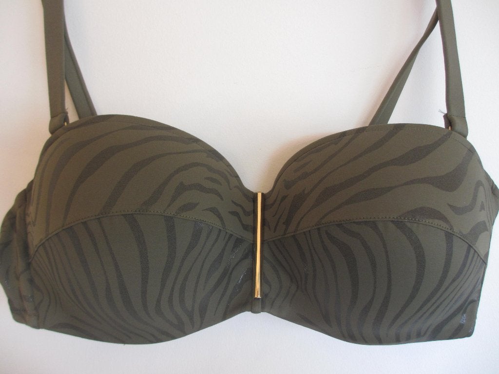 Maryan Mehlhorn bikini safari groen 42 / cup E NIEUW, Kleding | Dames, Badmode en Zwemkleding, Maryan Mehlhorn, Nieuw, Ophalen of Verzenden
